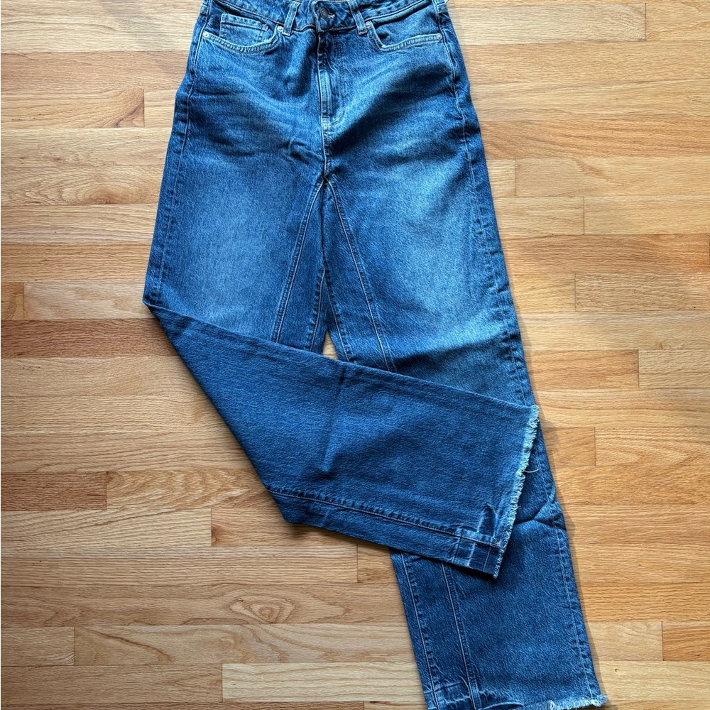 FP wide leg denim